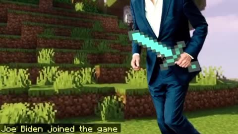 Trump plays Minecraft