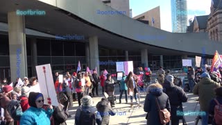 Fund our city - Toronto Budget Rally - Wednesday February 14, 2024. (late arrival)
