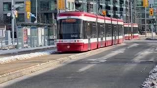 Toronto Street Cars on the move