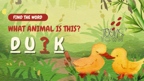 Colorful Illustration Guess The Farm Animal Game