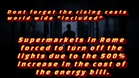 Supermarkets in Rome forced to turn off the lights