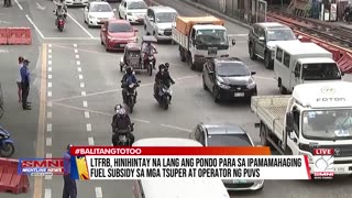 LTFRB, hinihintay na lang ang pondo para sa ipamamahaging fuel subsidy