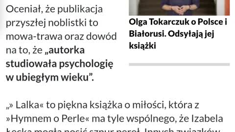 Stanisław Lem o Oldze TokarCzuk