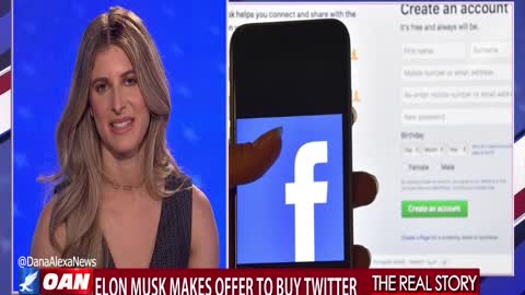 The Real Story - OAN Elon Musk Twitter Offer with Kaelan Dorr