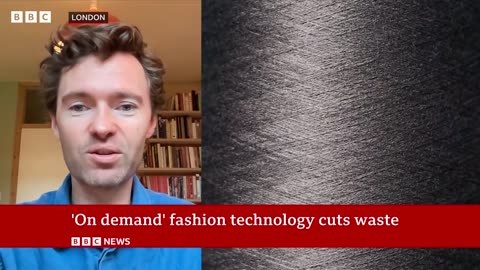 Fast fashion industry looks to technology to reduce waste | BBC News