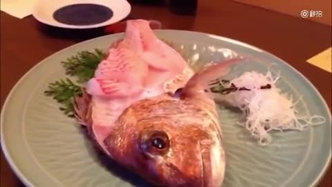 Fish Served By Restaurant to Customer Gone Alive