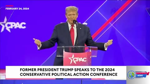 Trump Makes CPAC Crowd Laugh Doing Mean Impression Of Biden Trying To Get Off Stage