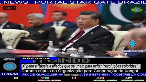 Xi pede a Rússia e aliados que se unam para evitar ‘revoluções coloridas’