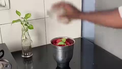 Watermelon sorbet-used watermelon in new method
