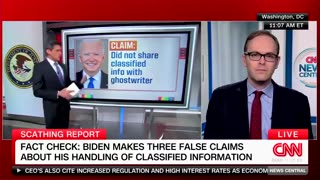 CNN Fact Checks Joe Biden's Classified Documents Lies For 4 Minutes Straight