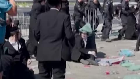 Ultra-Orthodox Jews in Israel protest against military conscription