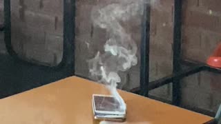 Broken iPhone Emits Smoke