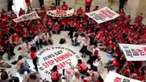 Pro-Palestinian protesters storm US Capitol It looks like an insurrection to me!