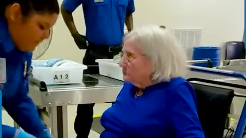 OLD LADY ASSAULTED BY COPS