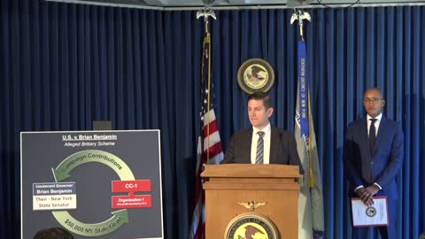 US Attorney Damian Williams Details Bribery Charges Against Lt. Gov. Brian Benjamin