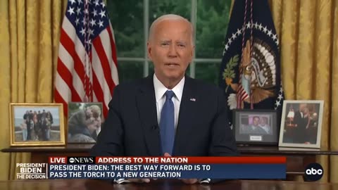 Full Speech: President Joe Biden Addresses the Nation After Dropping Out of 2024 Election