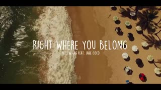 Right Where You Belong - Ticli & Gas ft. Jake coco - Official Lyric Video (On Spotify & Apple Music)