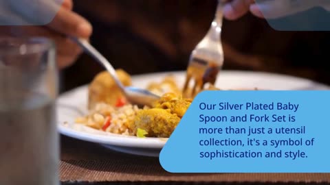 The Timeless Charm of Silver Plated Baby Spoon and Fork Set