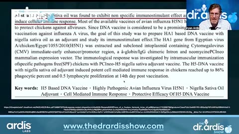 Dr. Ardis on Bird Flu Food Denial Op.