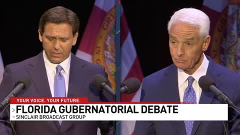 WATCH: Ron DeSantis Makes Charlie Crist Squirm With Epic On-Liner