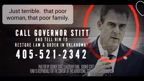 Opponents(shocking) ad against Gov. Stitt