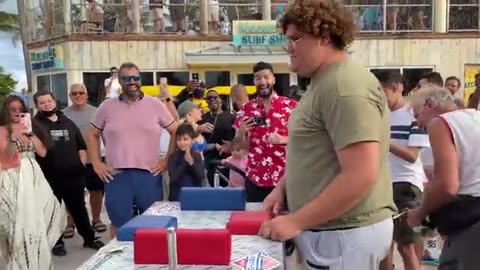 Deny Montana Pretends to be an Old Man Armwrestler! PRANK