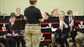 Band of Rifles performs at school