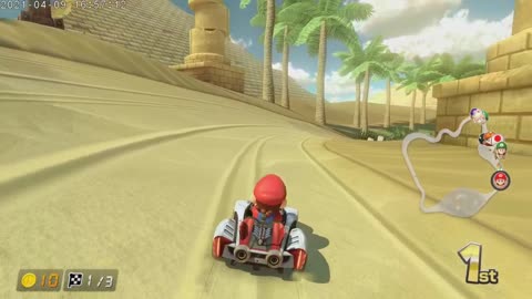 Mario Kart 8 Deluxe Switch Mario Part 41 Dry Dry Desert