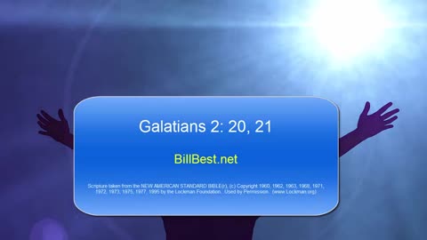 Galatians 2: 20, 21 narrated