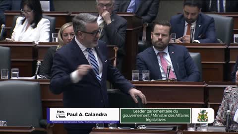 MPP Nicholls asks the Government why unelected officials undermine democracy?
