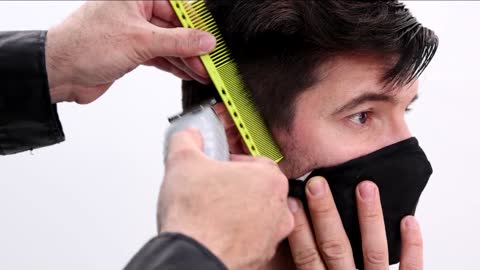 A Men's Basic Haircut