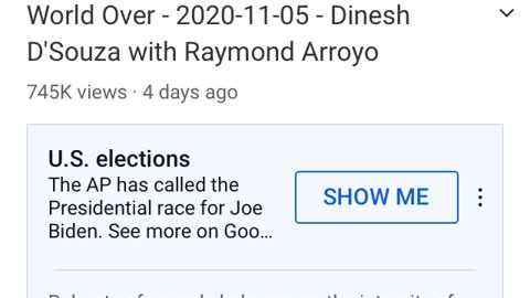 World Over 2020-11-05- Dinesh D'Souza with Raymond Arroyo