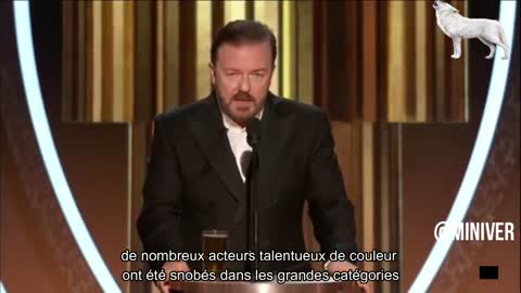 [VOSTFR] Ricky Gervais Golden Globes 2020 Réseaux pédophiles et autre (Version non censurée)