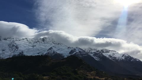 Mountain Cook In New Zealand