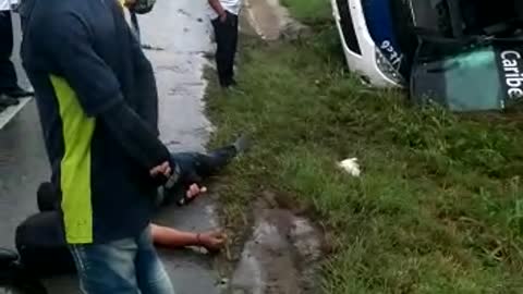 Accidente de tránsito en San Juan Nepomuceno