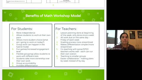 Making Math Workshop Work in a Hybrid Teaching Model