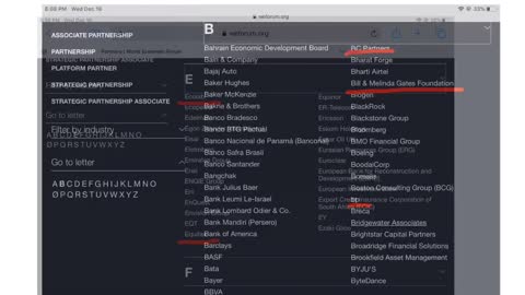 Partners of the WEF
