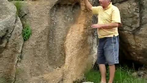 Giant human Foot Print - South Africa