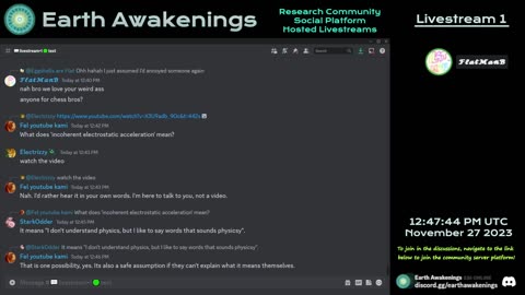 Earth Awakenings - Livestream 1 - #1323