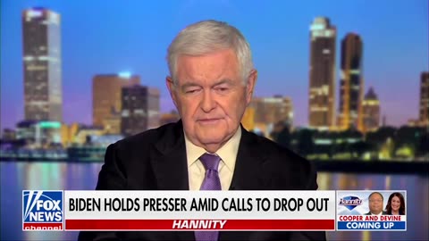 Newt Gingrich: No Mechanism to Remove Biden from Ticket, He Has Virtually Every Delegate