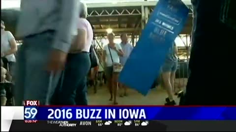 August 13, 2015 - Presidential Candidates Converge on Iowa State Fair