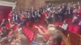 Cheers Erupt In French Parliament As Macron's "Covid Pass" Is Ended