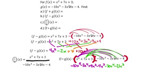 Function Arithmetic (MATH 1010 Unit 1 Lesson 5)