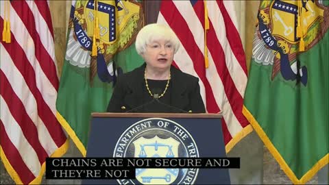 US Secretary of Treasury Janet Yellen press conference