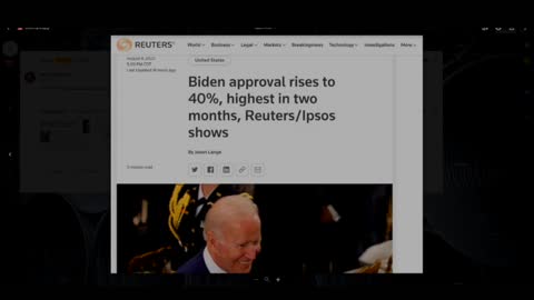 After "Racking Up" Legislative "Victories," Biden's Approval Rating Rises From 38% to 40%