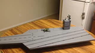 Cardboard aircraft carrier