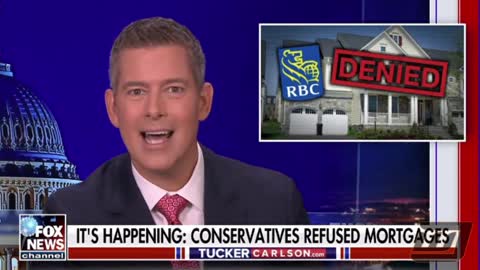 Ezra Levant on Tucker after being denied from RBC for poitical views