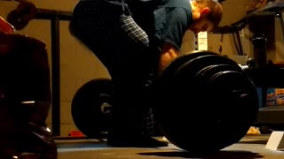 465 deadlift with straps and belt