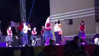 Young Talented Girls Dance On Stage