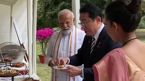 Modi enjoy with Japan prime minister